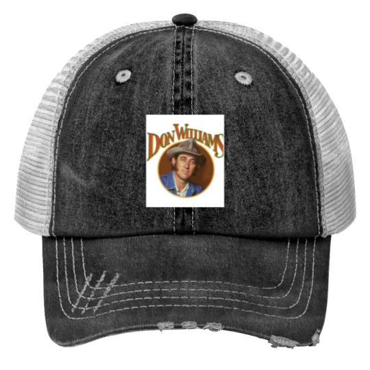 Discover Don Williams ))(( Good Ole Country Boy Tribute Trace Guitar Music Band Adkins Logo Trucker Hats