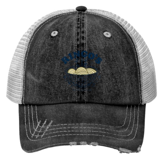 Discover Ringo’s Soba Blue Eye Samurai Trucker Hats