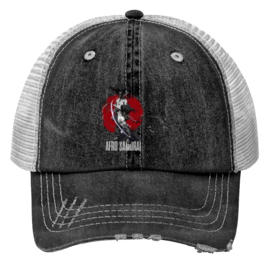 Discover afro dark samurai Trucker Hats