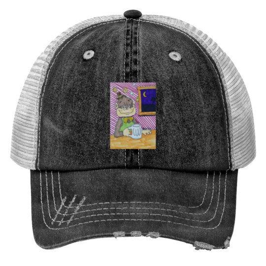Discover Drunken Monkey in the Bar Trucker Hats