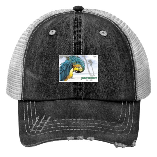 Discover Remembering Jimmy Bufffett 1 Trucker Hats