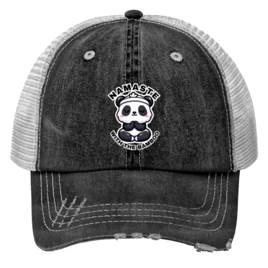 Discover Ab Exercise Namaste with the bamboo ab exercise Trucker Hats