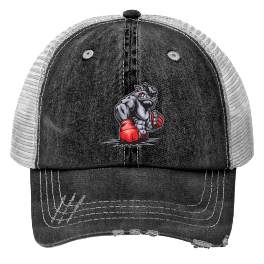 Discover Mma bulldog final Trucker Hats