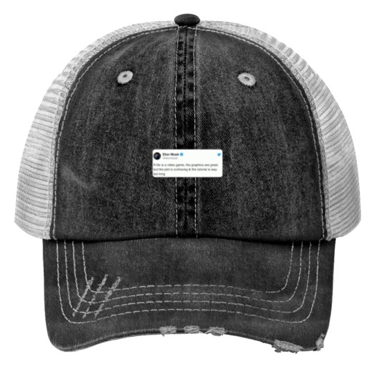 Discover Elon Musk tweet Trucker Hats