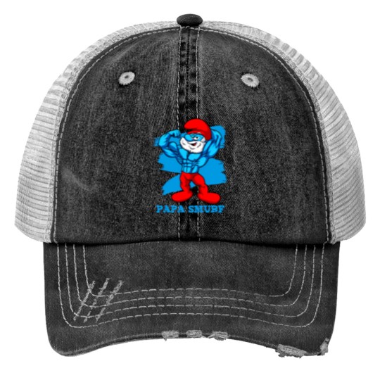 Discover 69 Papa Smurf Trucker Hats