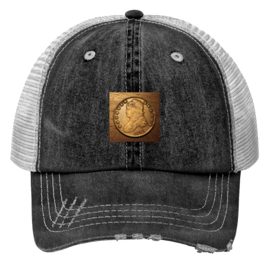 Discover 1825 Capped Bust Half Dollar Trucker Hats