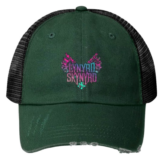 Discover Lynyrd Skynyrd Logo Lynyrd Skynyrd Trucker Hats