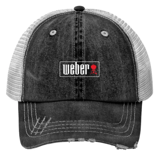 Discover Weber Outdoor Charcoal Grills BBQ New BBQ Print Trucker Hats