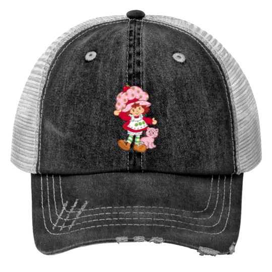 Discover Strawberry Shortcake - 80s Tv - Print Trucker Hat