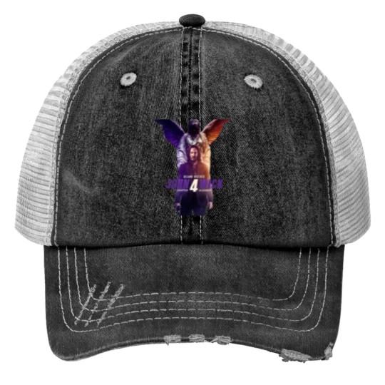 Discover John Wick 4 Print Trucker Hat - Keanu The Boogeyman Edition