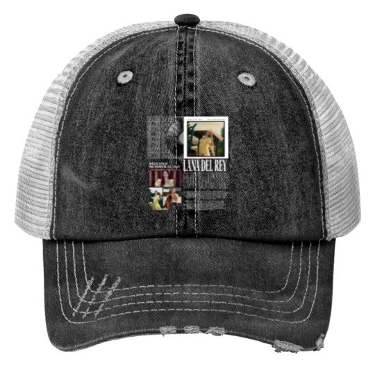 Discover Limited Lana Del Rey Trucker Hats, Vintage Lana Del Rey Album Trucker Hats