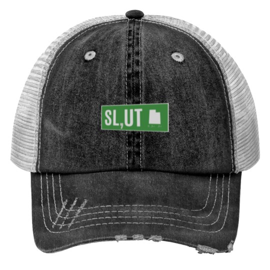 Discover Utah State Tourist Gift Sl Ut Funny Utah Pun Salt Trucker Hats