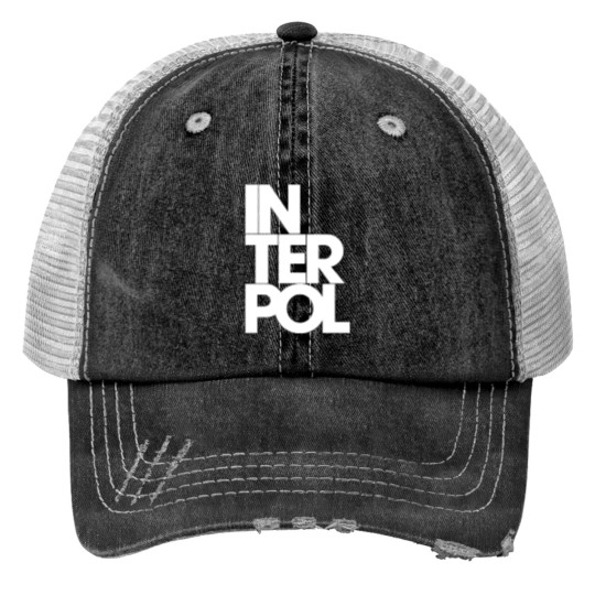 Discover Interpol Band Logo Trucker Hats
