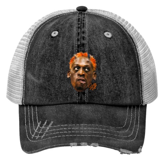 Discover DENNIS RODMAN Trucker Hats, Rare Homage Vintage Style Graphic Print
