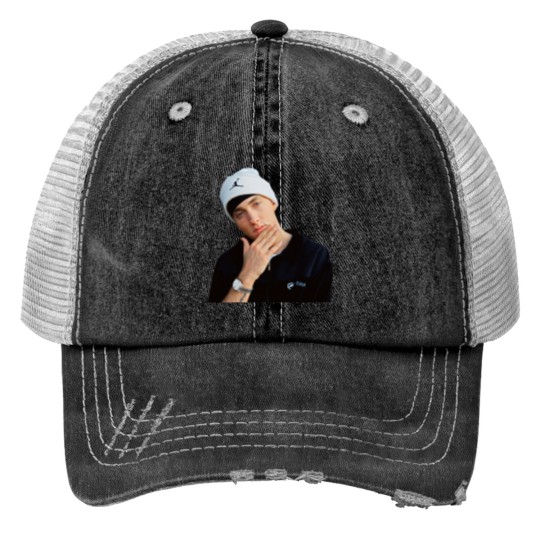 Discover Eminem Portrait Trucker Hats