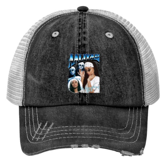 Discover Aaliyah 90's Vintage Style Bootleg Trucker Hats