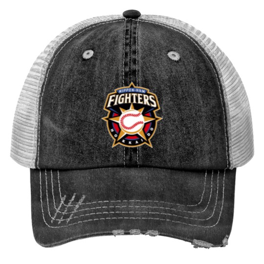 Discover Hokkaido Nippon-Ham Fighters Print Trucker Hat