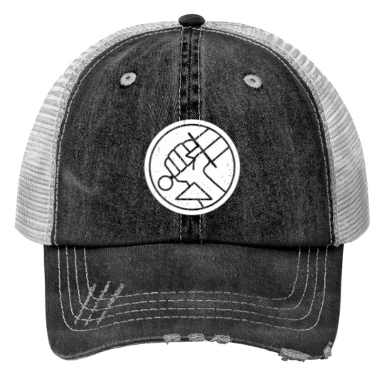 Discover BPRD Logo Print Trucker Hats