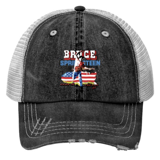 Discover Bruce Springsteen Bon In The Usa Trucker Hats, Vintage Bruce Springsteen Concert S-5Xl