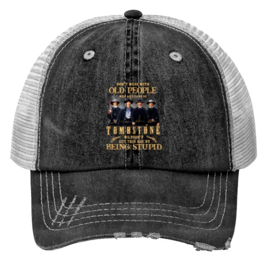 Discover Tombstone Movie Trucker Hats, Vintage Tombstone Graphic