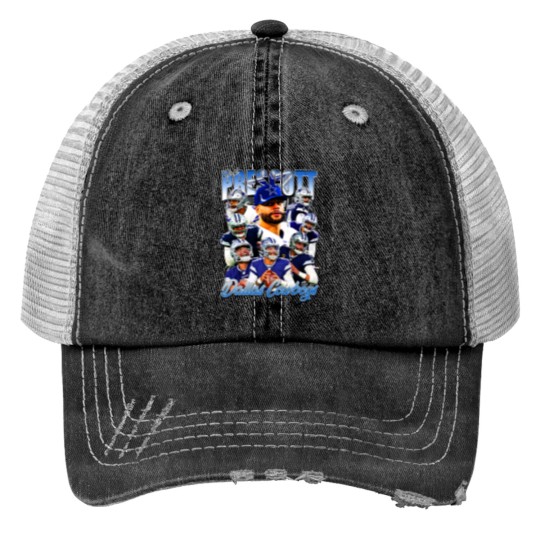 Discover Vintage 90s Graphic Style Dak Prescott Trucker Hats Football Trucker Hats