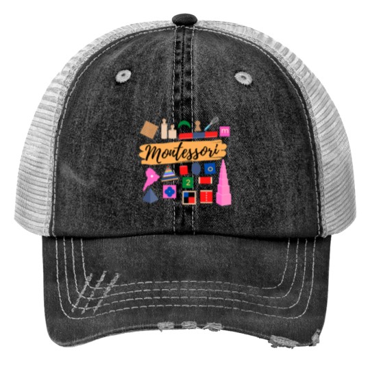 Discover Montessori Teacher Gift Trucker Hat