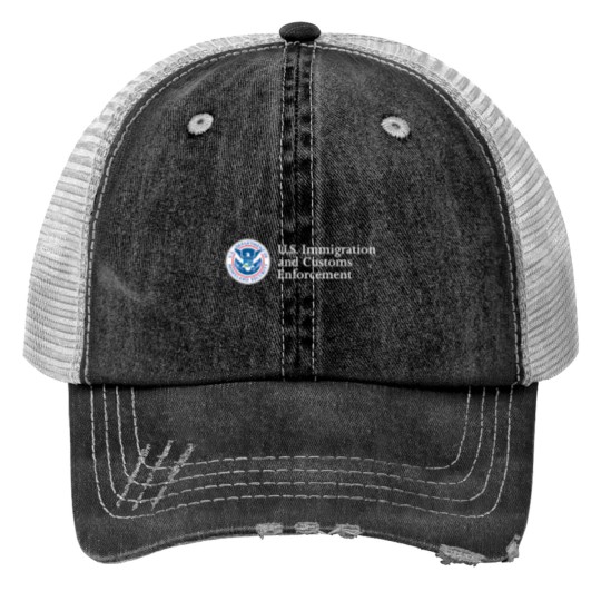 Discover immigration and customs enforcet ice homeland security Trucker Hats