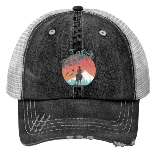 Discover Ian munsick m erch Sunset Ride Gift For Fans For Men and Women Gift Mother Day Father Da Print Trucker Hats