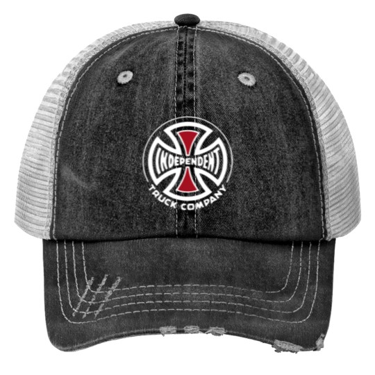 Discover Independent Company Cross Skateboard Trucker Hats