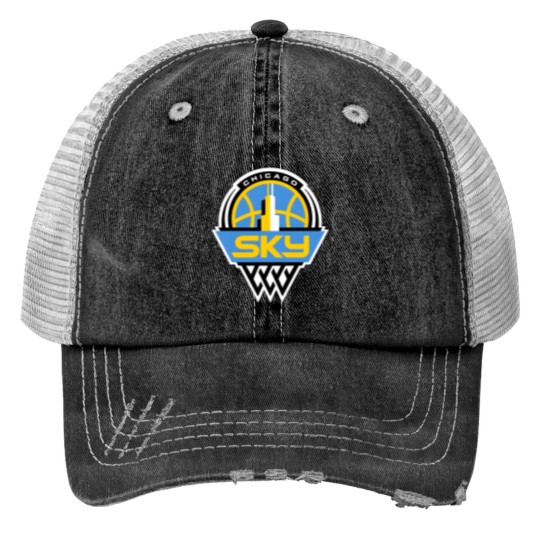 Discover My love Chicago Skies Basketball Trucker Hats