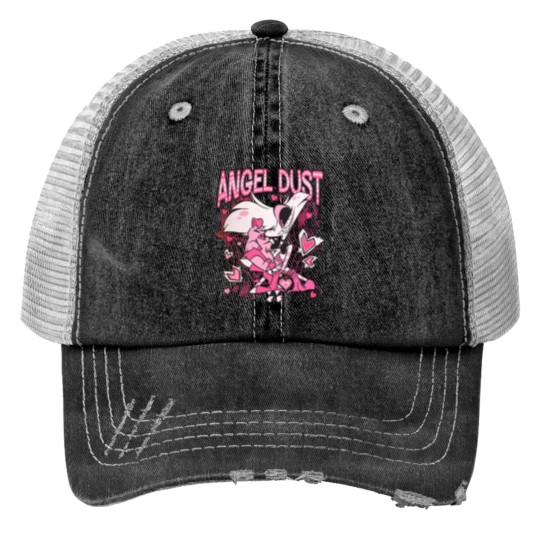 Discover Hazbin Hotel Angel Dust And Fat Nugget Cute Trucker Hats