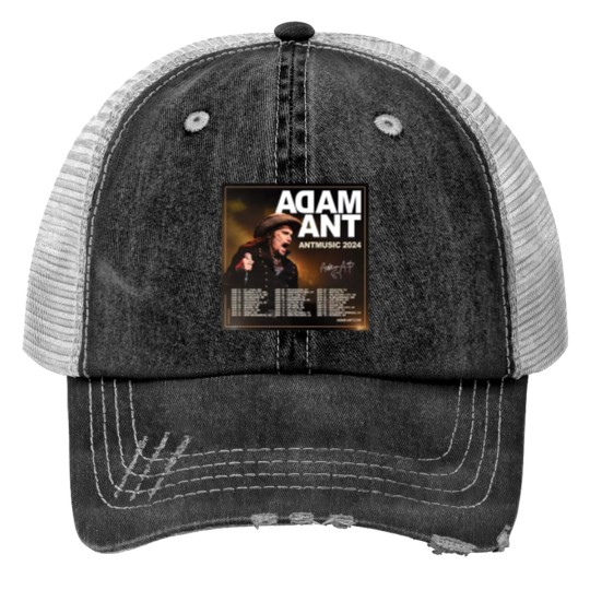 Discover Adam Ant Autumn 2024 UK ANTMUSIC Tour Unisex Trucker Hats