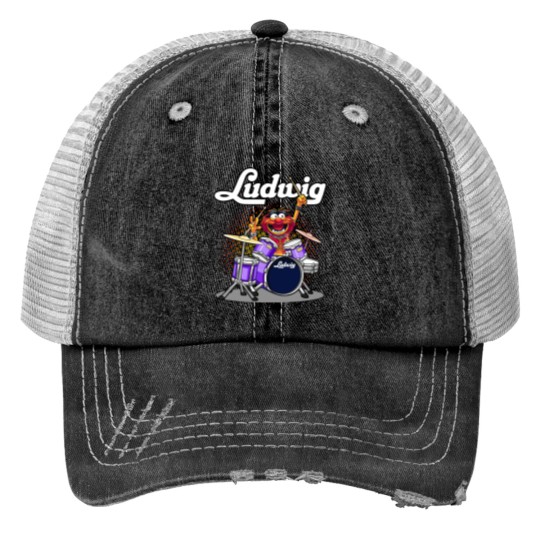 Discover ANIMAL DRUMMER LUDWIG DRUMS Trucker Hats