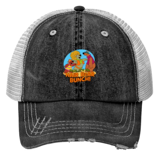 Discover Hair Bear Bunch With Logo Trucker Hats