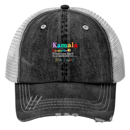 Discover Madam President Trucker Hat - Support Kamala Harris in 2024