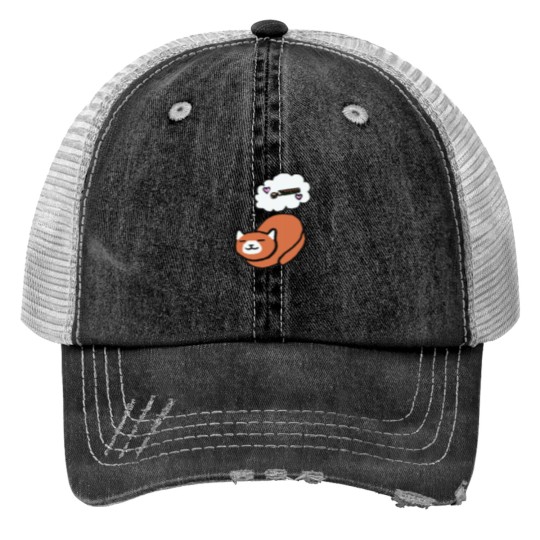Discover Sushi Lovin Ginger Neko Atsume Classic Trucker Hats