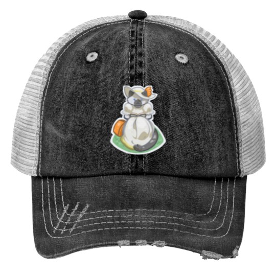 Discover Sapphire Neko Atsume Classic Trucker Hats