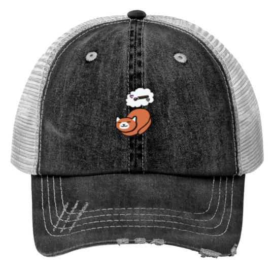 Discover Valentines Day Edition -- Sushi Lovin Ginger Neko Atsume Classic Trucker Hats