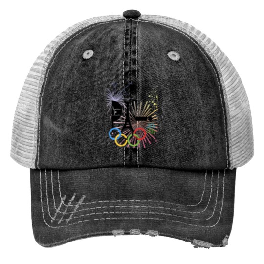 Discover Olympics Games Paris fantasy fun Classic Trucker Hats