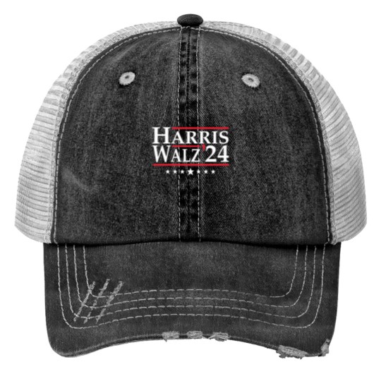 Discover 2024 Harris Walz Trucker Hat - Vote Kamala