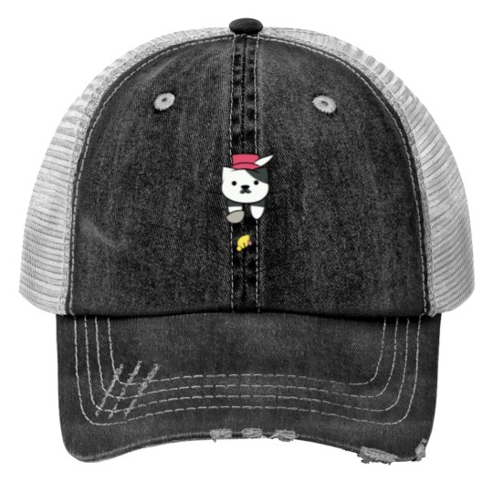 Discover Senor Don Gato Pocket Tee Classic Trucker Hats