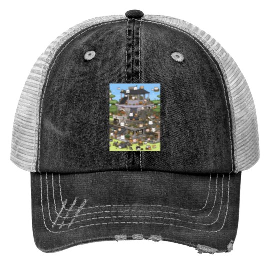 Discover Neko atsume Graphic Trucker Hats