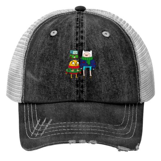 Discover Finn Jake BMO Classic Trucker Hats