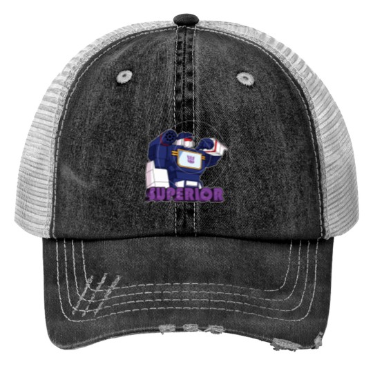 Discover Soundwave Superior (bust) - for dark shirts Essential Trucker Hats
