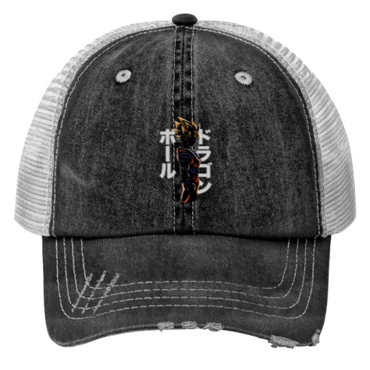 Discover Katakana SSJ Trucker Hats