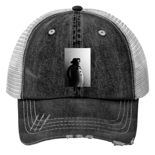 Discover Black & White Christmas Photograph The Snowman Raymond Briggs Trucker Hats