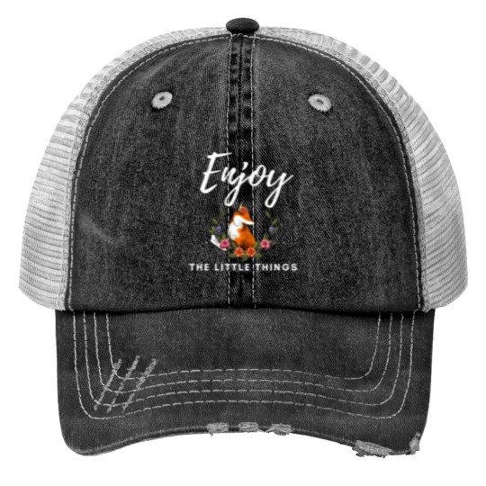 Discover Enjoy the little things Trucker Hats