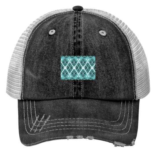 Discover seamless pattern with flowers Trucker Hats