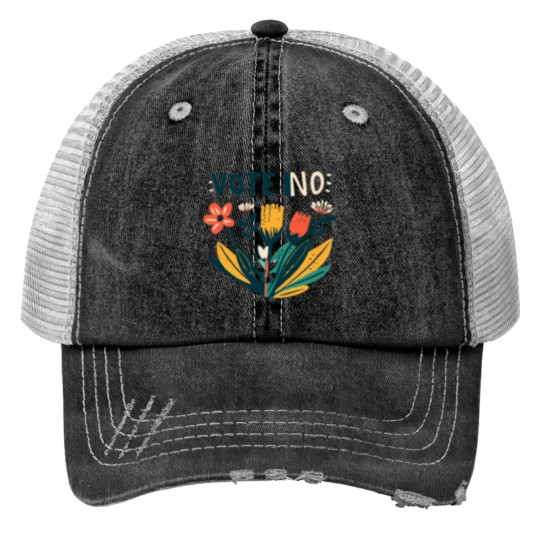 Discover Vote No Trucker Hats