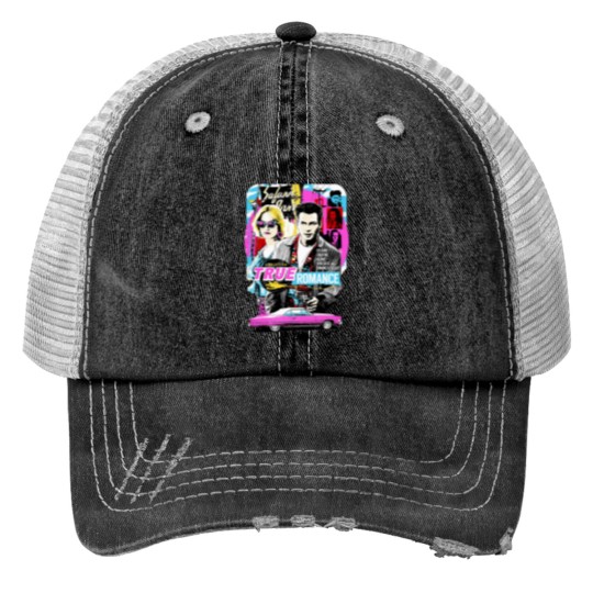 Discover True Romance T Shirt 90s Action Movie Essential Trucker Hats
